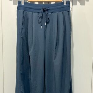 Women’s Wide-Leg Drawstring Pants - Blue